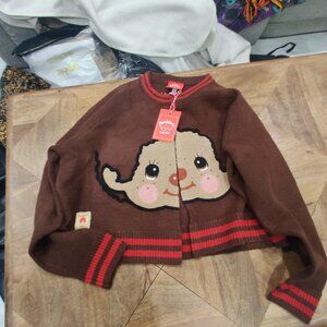 Lazy Oaf Moschino cardigan size XXL New